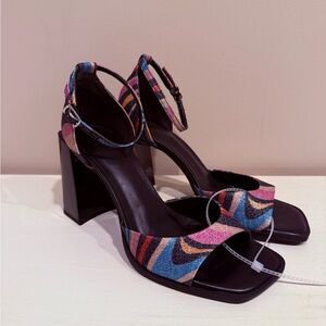 Gianni Bini Women's Multicolor Glitter Sandals